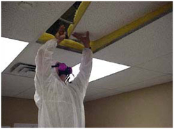 asbestos identifying